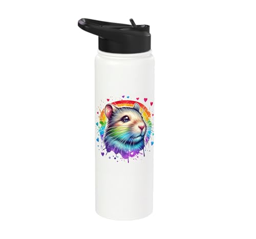 Degu Stainless Steel Insulated Water Bottle - color: White
