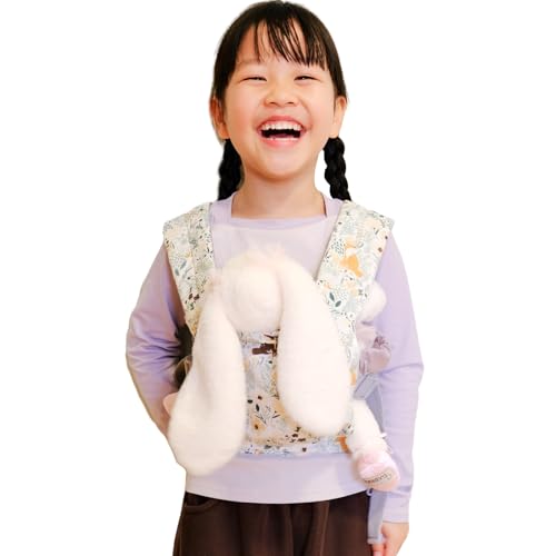 Baby Doll Carrier, Adjustable Doll Carrier for Little Girls, Front & Back Wear, Made with Soft Fabric, Fits Dolls & Stuffed Animals up to 20 Inches, Wildflower, WoodlandAnimal - style: Woodland Animal