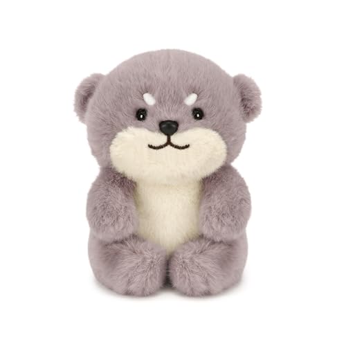 Ditucu Palm-Sized Otter Stuffed Animals Cute Soft Mini Plush Doll Small Plushies Toys Gifts for Kids Brown 6 inch - style: Otter