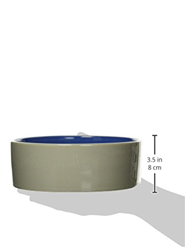 SPOT Ceramic Stoneware- Pet Bowl for Medium and Large Dogs, Classic Heavy Duty Non-Slip Ceramic Bowl for Food and Water - 7.5in Diameter - size: 7.5"