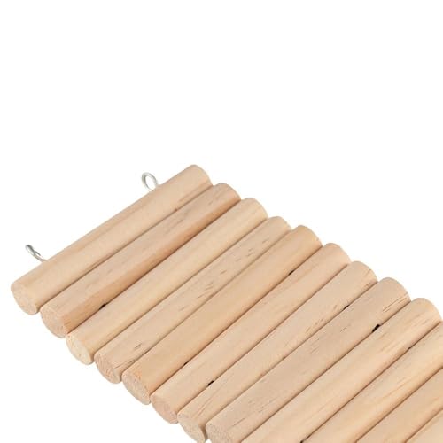 Pet Hamster Ladder Bridge Bendable Climbing Toy Suspension Ladder for Small Pets Gerbil Mice Chinchilla Habitat Décor(40cm-6CM) - size: 40cm, style: 6CM