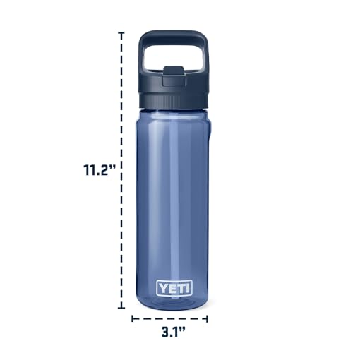 YETI Yonder 750 ml/25 oz Water Bottle with Yonder Straw Cap, Tropical Pink - color: Tropical Pink, size: 25 Ounces
