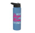 Best Degu Mom Ever Rodents Stainless Steel Insulated Water Bottle - color: Light Blue