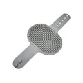 Dog Bath Brush – Grey, 1 Pack, Soft Rubber Shampoo Massage Brush for Dogs & Cats, Adjustable Handle, Gentle Grooming Tool for Wet or Dry Use
