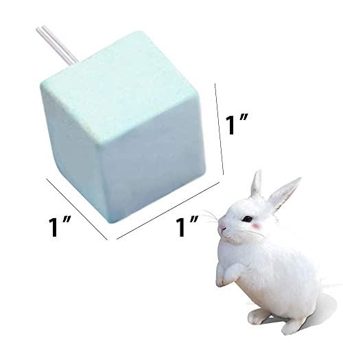 8Pieces Rat Lava Block Chinchilla Bites Calcium Cubes Stone Hamster Grinding Teeth Supplies Mineral Pumice Chew Toy for Gerbil Guinea Pig Mouse