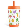 SANDJEST Vegetable Theme Insulated Sippy Tumbler 12 Oz, Gift for Birthday, Christmas & Back to School - color: Vegetable