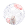 7.9 Inch Hamster Ball, Running Ball Toy, Transparent, Breathable, Reduce Stress, Promote Exercise Health, Easy to Clean, Hamster Accessory, for Syrian Dwarf Hamster, Gerbils, Mice, Small Pets, Pink - color: Pink