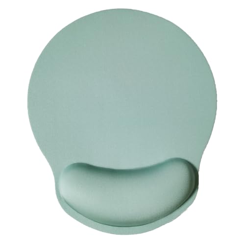 Mouse Pad with Wrist Support, Ergonomic Mouse Pad with Memory Foam Wrist Rest Cushion, Non-Slip Rubber Base Gaming Mice Pad for Home Office Computer Laptop, Green - color: Green