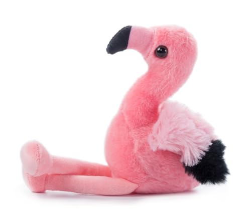 The Petting Zoo Flamingo Stuffed Animal Plushie, Gifts for Kids, Wild Onez Babiez Zoo Animals, Flamingo Plush Toy 6 inches - color: Flamingo