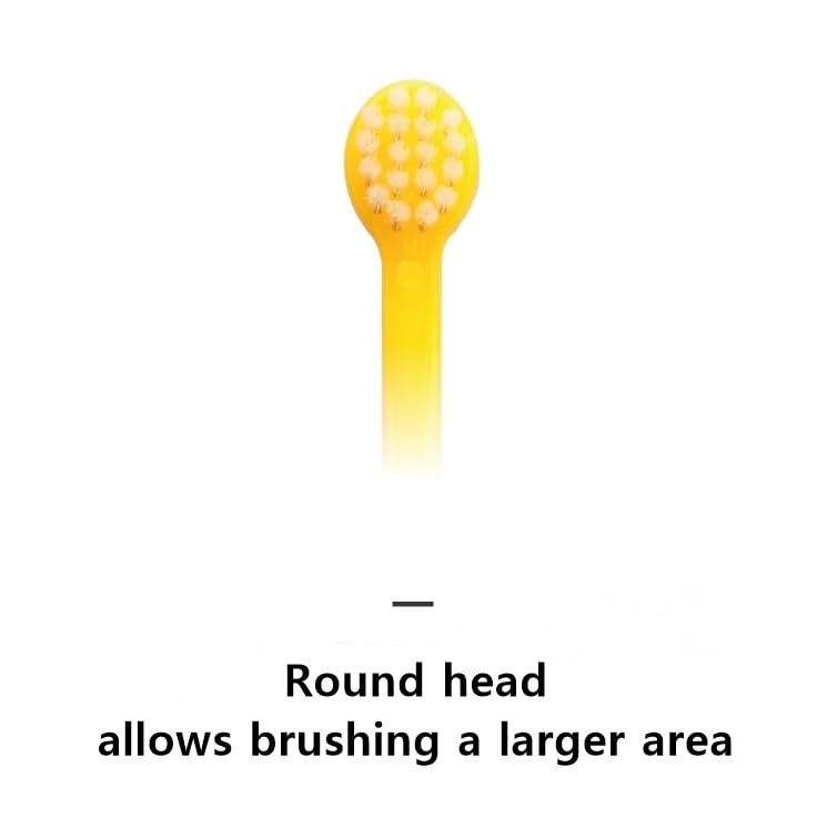 Tiny Small and Medium Dog Toothbrush Made in Korea Brush Bristles That are Soft and Do Not Irritate Your Dog’s Gums Small Toothbrush Grip and Excellent Tartar Removal (4pcs)