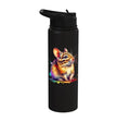 Degu Stainless Steel Insulated Water Bottle - color: Black