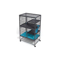Ferret Nation Bottom Pan Cover for Ferret Nation & Critter Nation Small Animal Cages | Measures 34.5L x 22.5W x 1H - Inches - color: Teal and Purple, size: 34.5"L x 22.5"W x 1.0"H