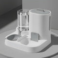 Automatic Cat Feeder and Water Dispenser 2-in-1 Food Bowl Station | Gravity Station for Small Cats Dogs Kitten Puppy, Auto Feeding Supplies, Automatic Cat Food and Water Dispenser