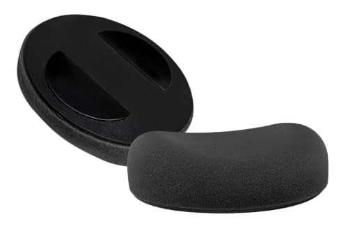 Comfy Glide Palm/Wrist Rest - Smooth Gliding Left and Right-Hand Ergonomic Memory Foam Wrist Support for Mouse or Keyboard - Anti-Fatigue - Stress and Pain Relief for Carpal Tunnel - Jet Black