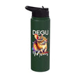Degu Mom Degu Stainless Steel Insulated Water Bottle - color: Dark Green