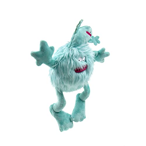 goDog PlayClean Germs Squeaky Plush Dog Toy with Odor-Eliminating Essential Oils, Chew Guard Technology - Seafoam, Large - color: Germs Monster Seafoam, size: Large