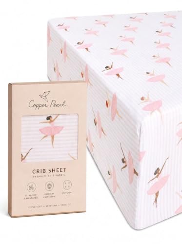 Copper Pearl, Katerina Premium Crib Sheet - color: Katerina