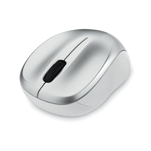 Verbatim 2.4G Wireless LED Silent Mouse - Noiseless and Silent Click Computer Mouse with Nano Receiver for Mac and PC - Silver - style: Silver Mouse