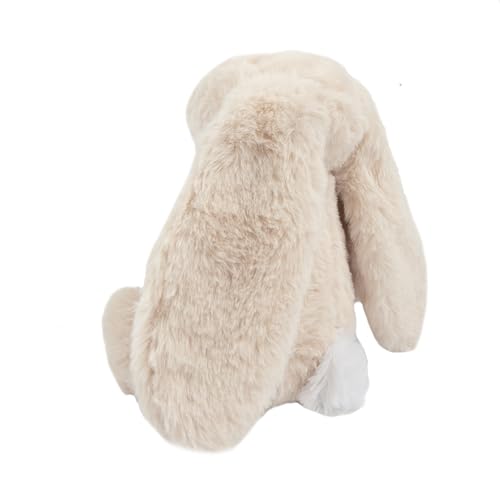 Best Pet Supplies Bunny Buddy Squeaky Plush Dog Toy - Beige, Medium | Soft Plush, Squeaks & Crinkles, Perfect for Moderate Chewers, Toss & Fetch Play, Stress & Anxiety Reliever, Ideal Gift Toy - color: Bunny (Beige), size: Large