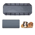 Guinea Pig Cage Liner Tarp Bottom Waterproof and Washable Base Also for Rabbits Canvas Bottom, Bunny, Chinchesillas, Hedgehog, Ferrets and Other Small Animals(24x48 inches) - size: 24" 47"（2different）