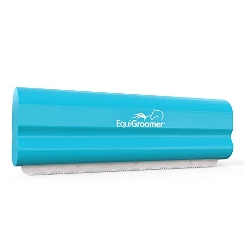 EquiGroomer 5-Inch Undercoat Deshedding Brush for Dogs & Cats, Turquoise | Best for dogs up to 100 lbs and cats of any size, short or long hair, stainless blade, no cutting or pulling - color: Turquoise, size: 5 Inch