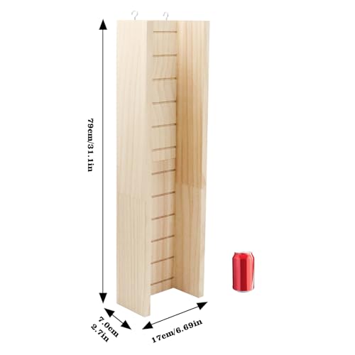 Wooden Guinea Pig Ramp for Cage, Hamster Ladder Toys, Bridge Cage Accessories for Guinea Pig, Hamster, Rats, Chinchillas, Squirrels - size: 31.1*6.69*2.7 Inches