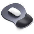 Ergonomic Mouse Pad with Gel Wrist Support, Comfortable Wrist Rest Mousepad with Non-Slip PU Base for Pain Relief, Desk, Home & Office(Midnight) - color: Midnight