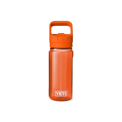 YETI Yonder 600 ml/20 oz Water Bottle with Yonder Straw Cap, King Crab - color: Orange, size: 20 Ounces