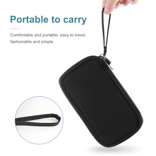 Electronic Accessories Carry Case, Electronic Accessories Organizer Carry Bag, Travel Cable Organizer Pouch, Portable Waterproof Double Layers All-in-One Storage Bag for Cord, Charger, Earphones (M) - size: M