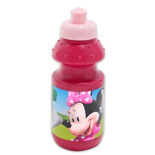 Minnie Mouse Lunchbox for School Girls Bundle w/Insulated Lunch Bag + More | Soft Minnie Lunch Box Plus Minnie Water Bottle, Stickers, More - Minnie Mouse School Supplies