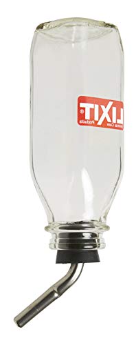 Lixit Heavy Duty Deluxe Glass Water Bottles for Birds, Dogs and Small Animals. (16oz Large Tube) - size: 16 oz Large Tube