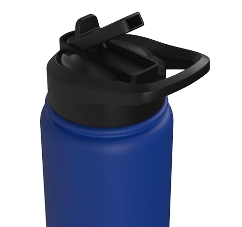 Peeking Degu Stainless Steel Insulated Water Bottle - color: Royal Blue