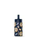 Hydrapeak NBA Officially Licensed Indiana Pacers Mini 14oz Kids Stainless Steel Water Bottle with Straw Lid & Flexible Handle, Double Wall Insulated, Spill Proof, Perfect for Back to School - color: Indiana Pacers