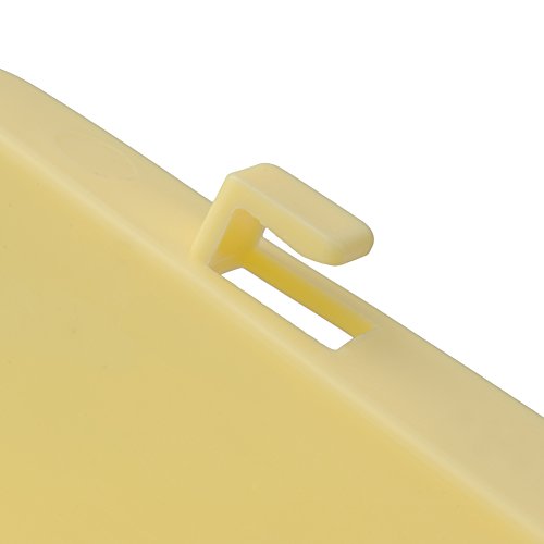 Litewoo Rabbit Hanging Hay Feeder Rack Guinea Pig Mess-Free Dispenser Hay Bowl Manger Rack Wall-Mounted for Small Pets Rat Chinchilla Ferret Squirrel Cage Accessories (Yellow) - color: YELLOW