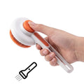 Self Cleaning Cat Dog Brush, Pet Deshedding Grooming Comb with Fine Stainless Steel Teeth, Hair Removal Slicker Brush for Long and Short Hair Pets