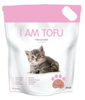 I AM TOFU - Tofu Cat Litter, Low Dust Lightweight Clumping Litter with Odor Control (10 LBS, Honey Peach) - color: Honey Peach