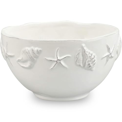 Blue Sky Ceramics Laguna Coastal 6'' Bowl White, Multi (20456)