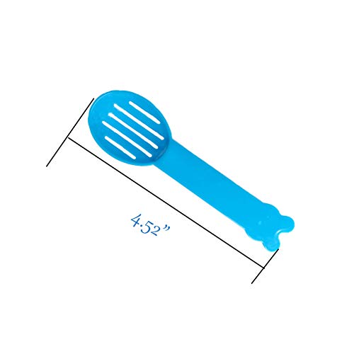 SEIS 3 Pack Hamster Mini Dustpan and Broom Set Guinea Pig Classical Besom Chinchillas Sweeper Cavy Cage Clean Hedgehogs Scooper for Small Animal (Blue) - color: Blue