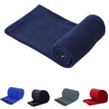 Fleece Sleeping Bag Liner, Sleeping Sack Adult Travel, Sleeping Bag Sheets, Lightweight Travel Camping Sheet, 71 in x 32 in, Unisex Adult - color: Navy Blue