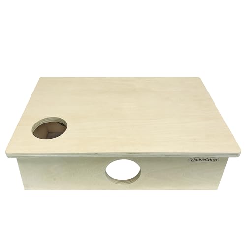 Chamber Box - Fun & Unique Cage Accessory for Dwarf Hamsters, Golden Hamsters, Degus, Gerbils and Other Small Animals. (Large) - size: Large