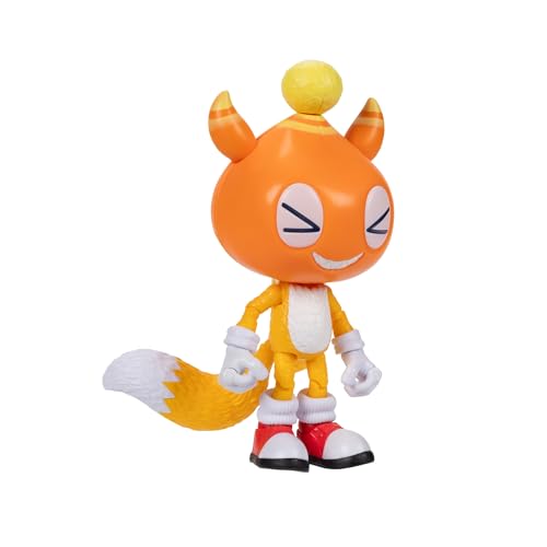 Sonic 3 Movie Action Figures 5-Inch Chao Mascot Tails Collector Toy Figure, Highly Articulated for Boys Girls - Officially Licensed Sonic The Hedgehog 3 Movie Product - color: Chao Mascot Tails