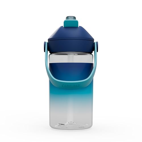 CamelBak Thrive Flip Straw Kids Bite Valve Water Bottle 14oz, Blue Haze - color: Blue Haze