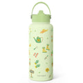 Gardening Gift for Women, Water Bottle Stainless Steel 32oz with Lid & Straw, Plants Lover Insulated Bottles Gifts for Girls Friends Teens Birthday Christmas - color: Gardening