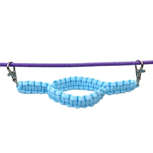 Paracord Small Animal Water Bottle Holder | Rust-Proof Cage Clip for Rabbit, Guinea Pig, Hamster, Hedgehog & Sugar Glider Cages | Chew-Resistant Macrame Design