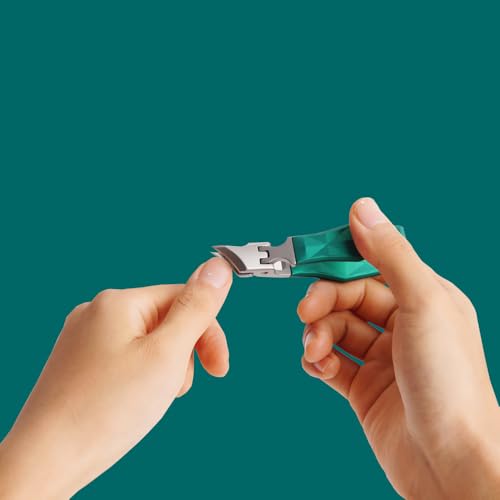 Angled Nail Clippers Green Eagle Beak Oblique Slanted Curved Thick Professional Nail Clippers for Women Adult Men Ingrown - style: Modern
