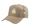 Hamster Bedding Change Day Trucker Hat with Adjustable Mesh Back - color: Khaki