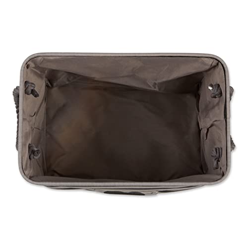 Bone Dry Pet Storage Collection Striped Paw Patch Bin, Black, Large Rectangle - color: Black, size: Large Rectangle