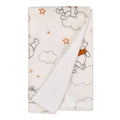 NoJo Disney Winnie The Pooh Red and White Clouds Super Soft Sherpa Baby Blanket - color: Winnie the Pooh Red and White Clouds