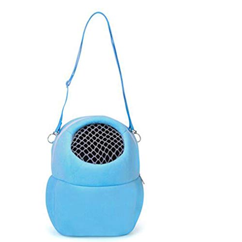 POPETPOP Hamster Carrier Bag-Guinea Pig Travel Carrier-Portable Breathable Outgoing Bag for Rat,Hedgehog,Squirrel,Chinchilla, Hamster and Other Small Animals-Size - size: M