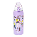 Zak Designs KPop Demon Hunters Sage 19oz Leak-Proof Straw Kids Water Bottle | BPA Free, Insulated Stainless Steel, Cupholder Friendly, Dishwasher Safe, Lid Lock, Handle, For School, Home, Travel, Outdoor - color: KPop Demon Hunters (Rumi, Mira, Zoey)